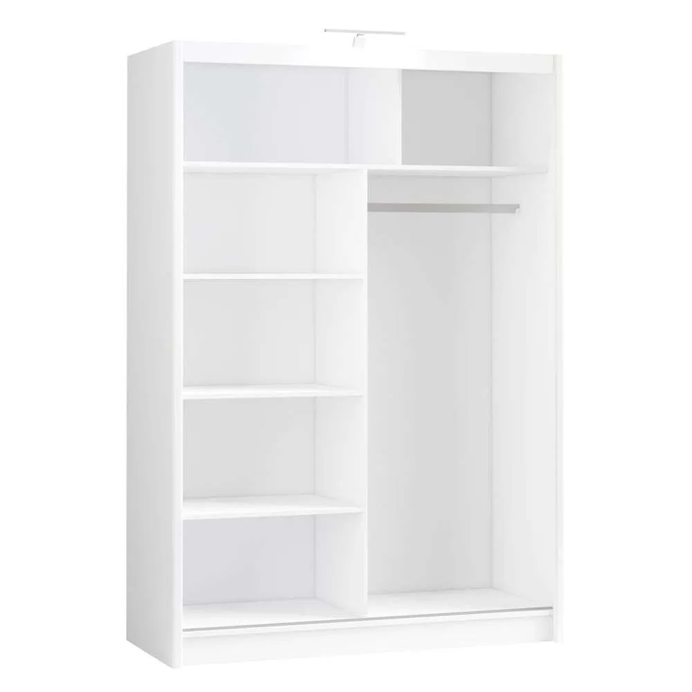 Piper 150cm Sliding Door Wardrobe White