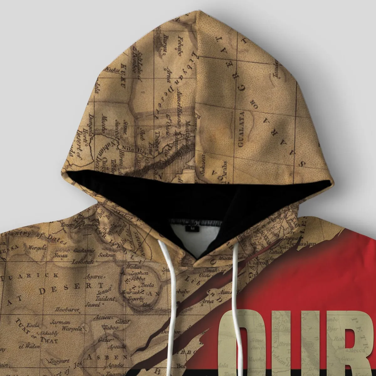 Power African All-over Hoodie