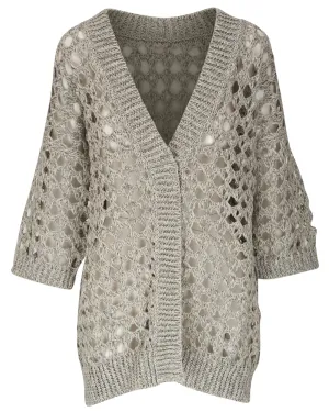 Quarzo Wide Knit Cardigan