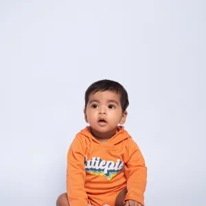 Retro Baby Hoodie Bodysuit