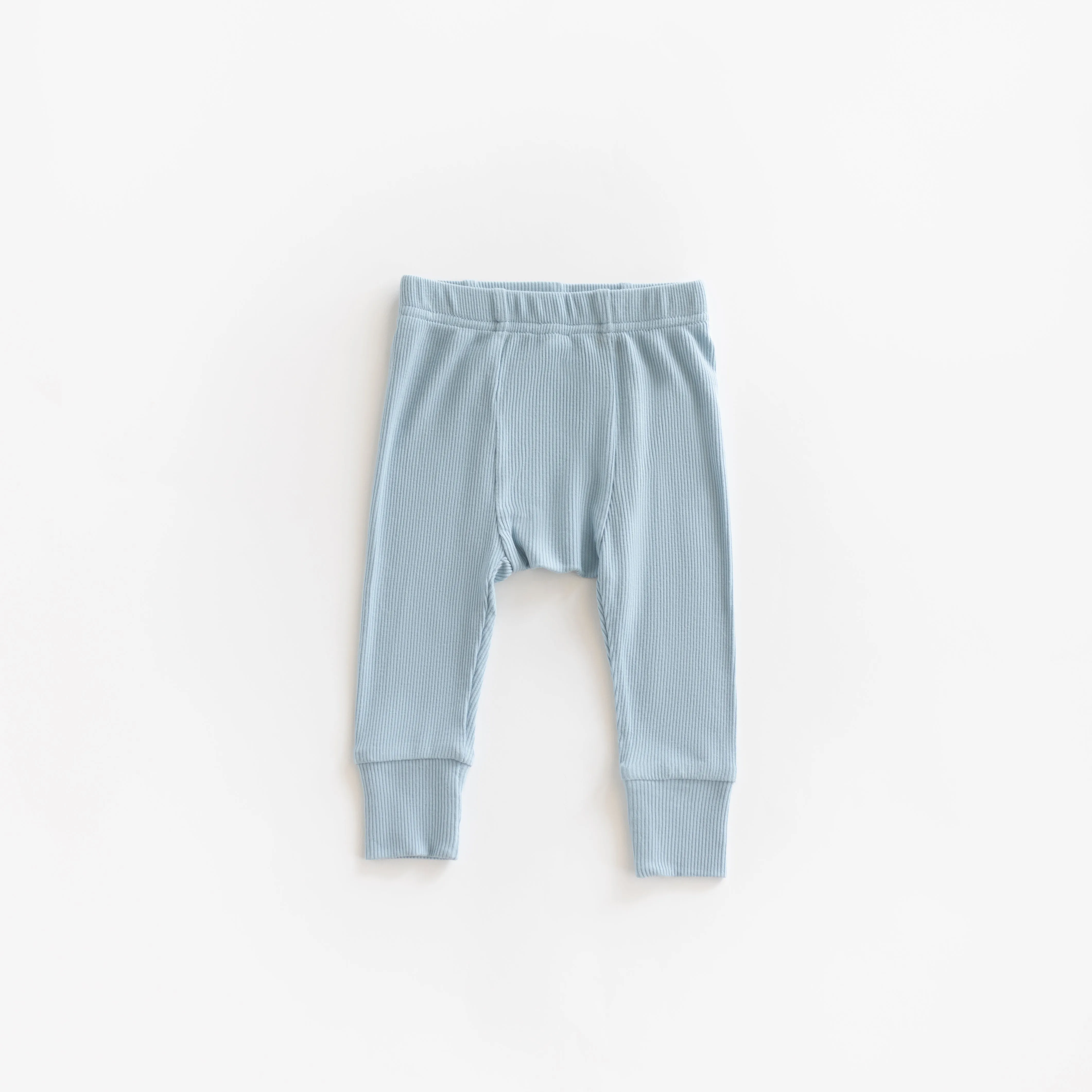 Ribbed Modal Pant - Malibu Blue