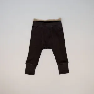 Ribbed Modal Pant - Vintage Black