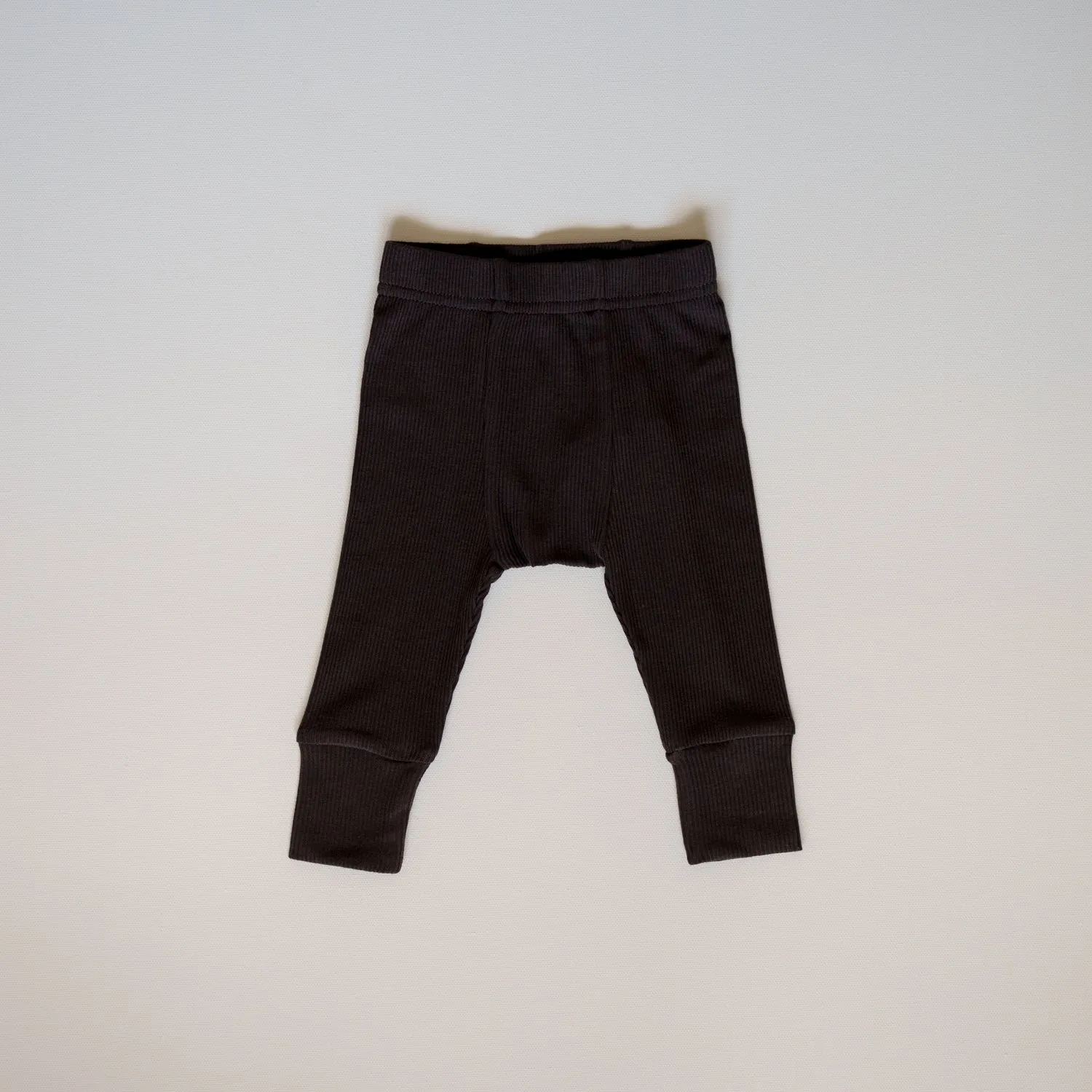 Ribbed Modal Pant - Vintage Black