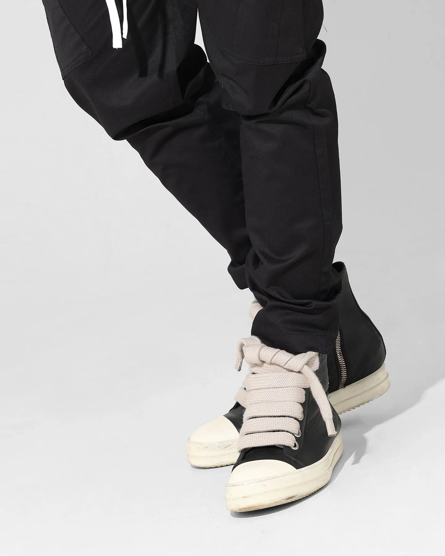 Saint Morta Tapered Cargo Pants Black