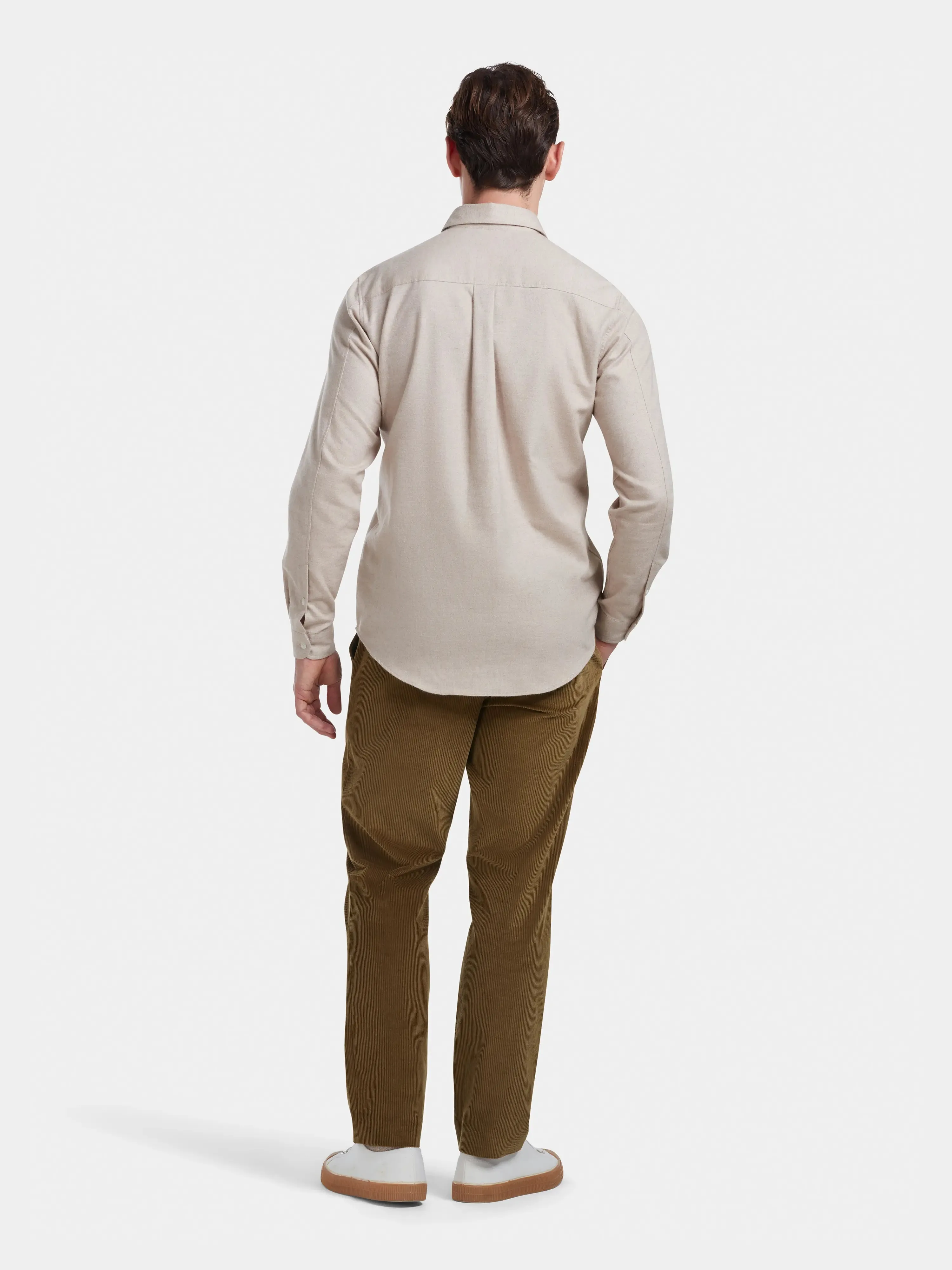 Sand Cotton Cashmere Shirt