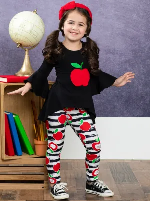 Shining Apple Hi-Lo Tunic and Legging Set