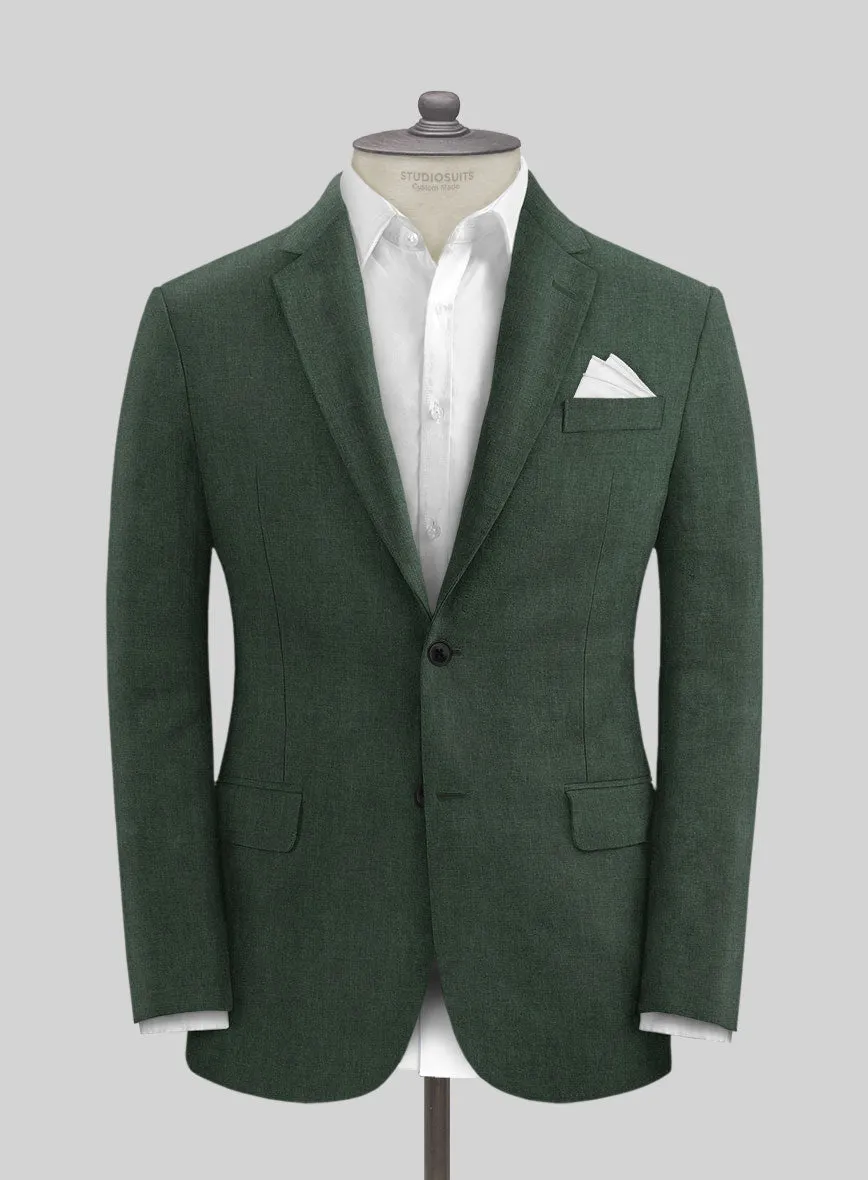 Solbiati Pericle Green Linen Suit