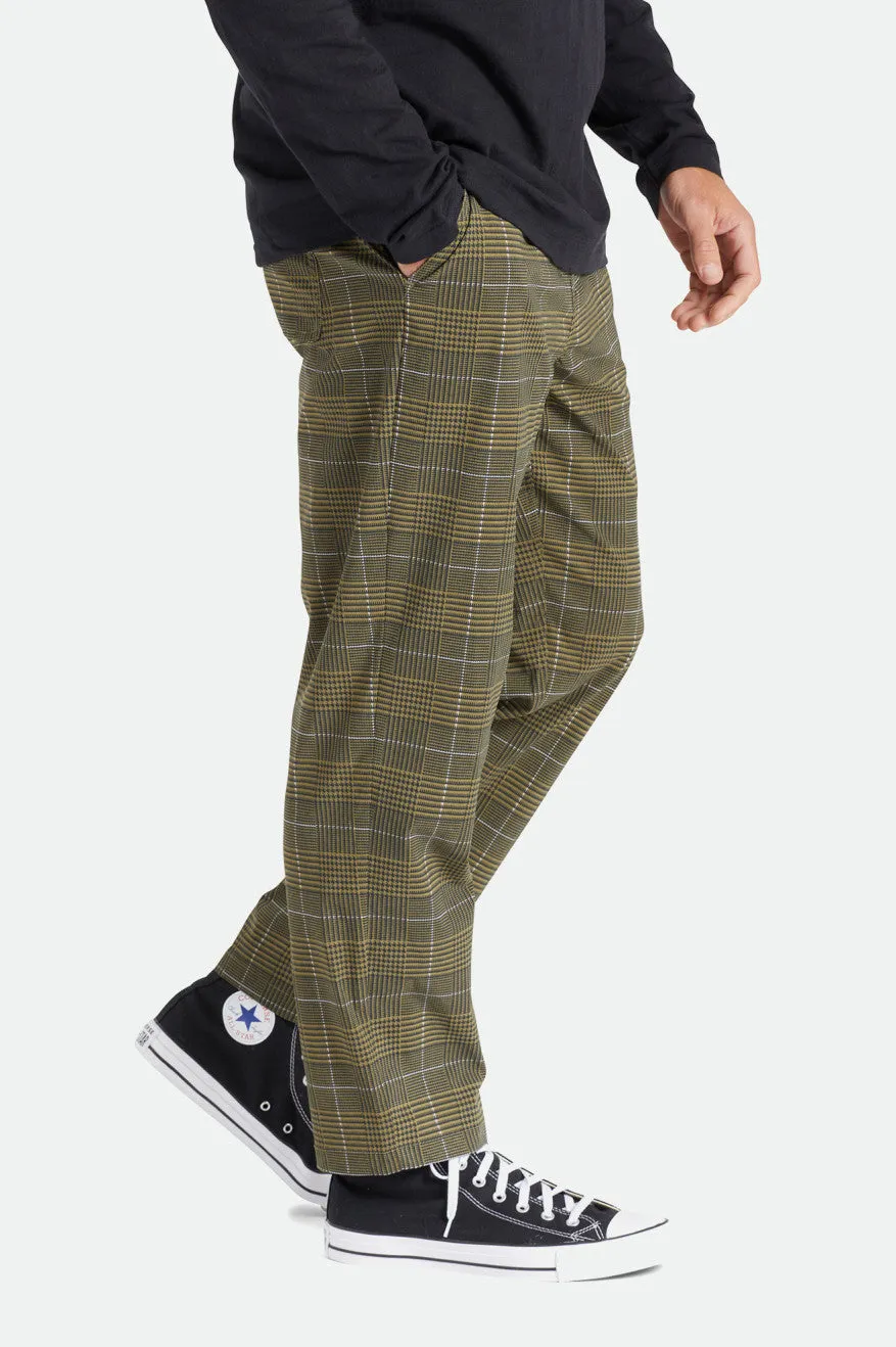 Steady Cinch Taper Utility Pant - Military Olive/Black