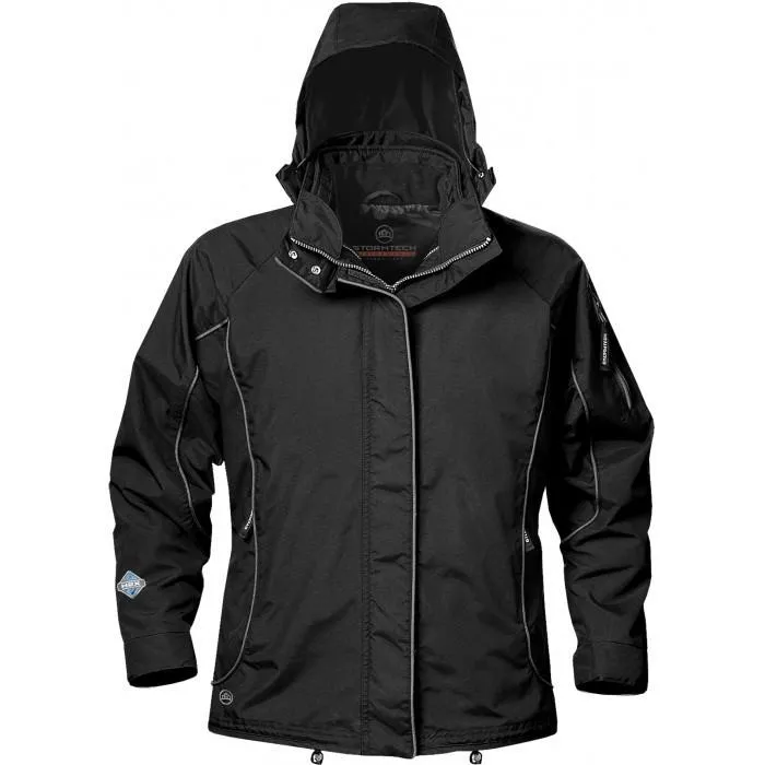 Stormtech Women's Black/Granite Nova 3-In-1 System Jacket