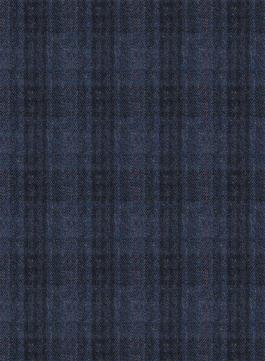 Tartan Blue Flannel Suit