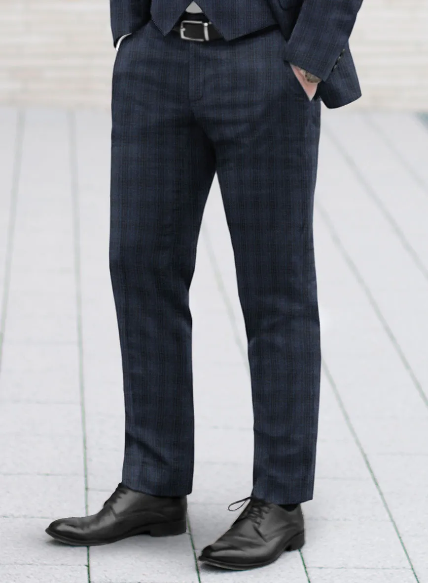 Tartan Blue Flannel Suit