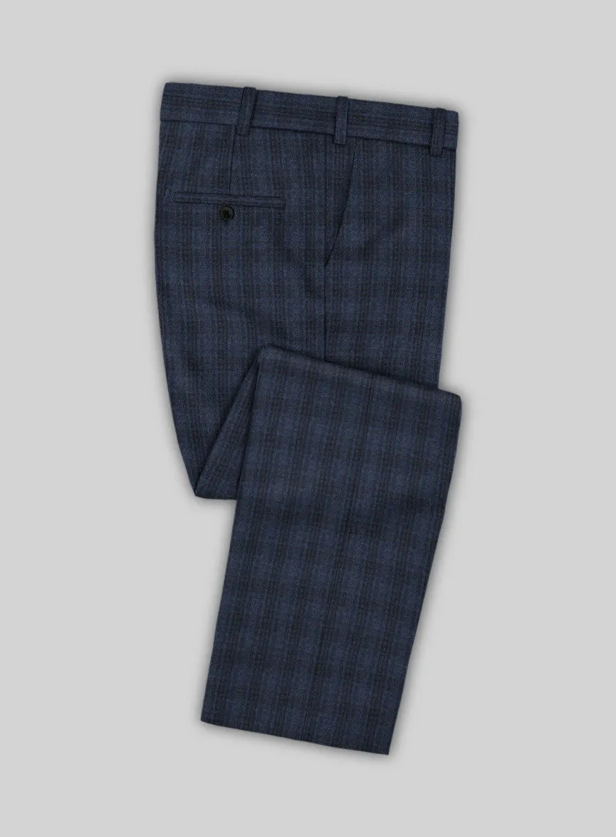 Tartan Blue Flannel Suit