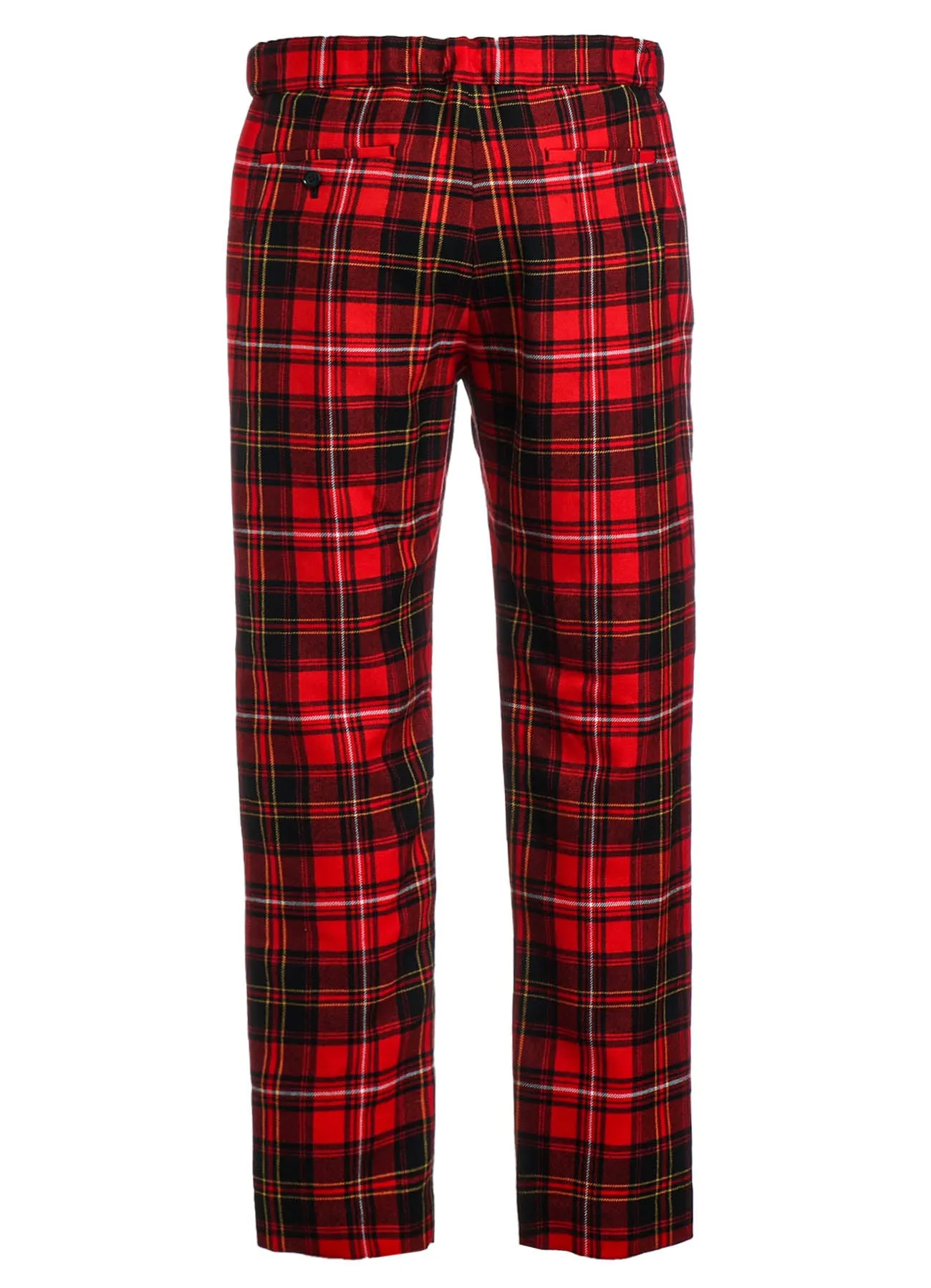 TARTAN CHECK PATCHWORK PANTS