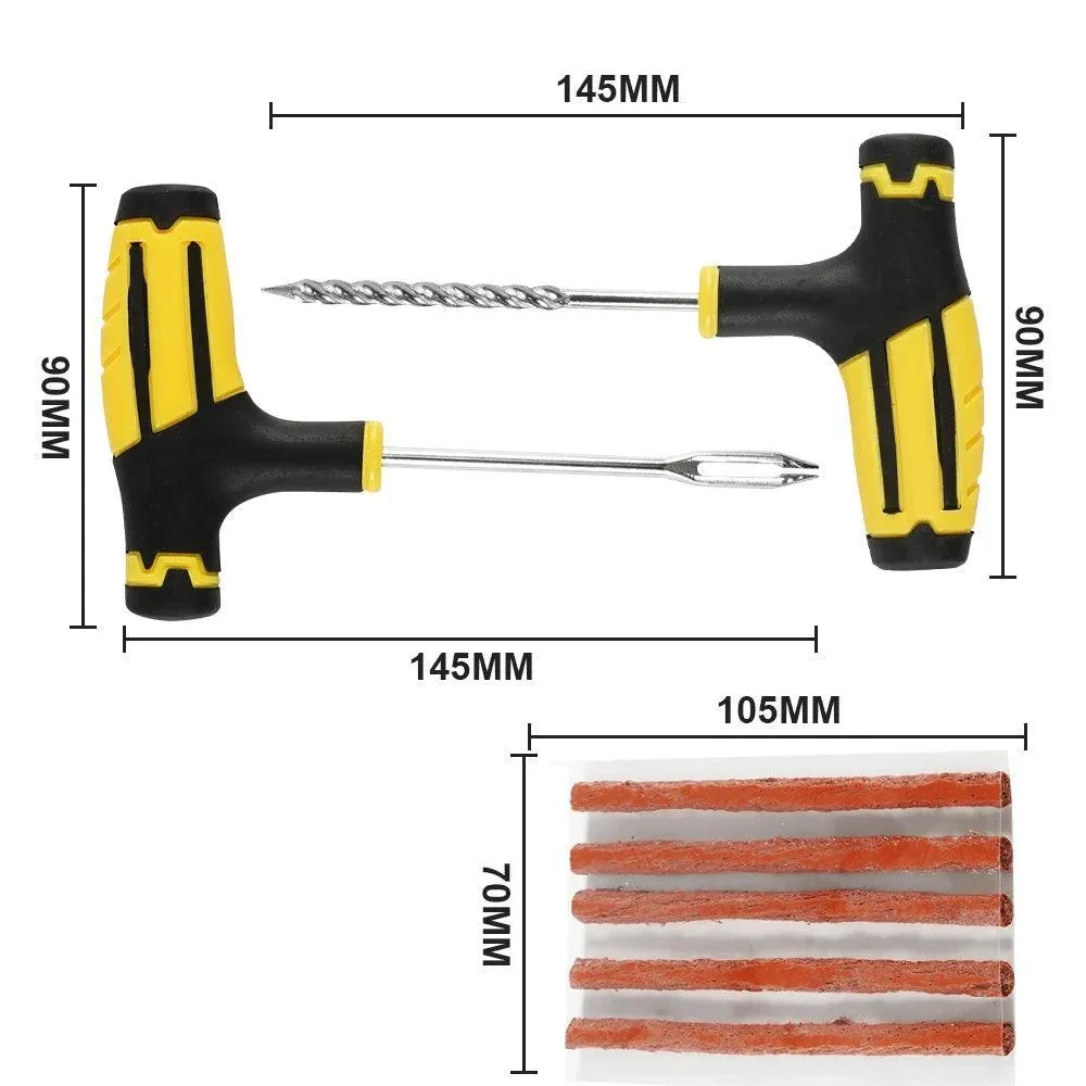 Ultimate Tubeless Tire Repair Kit for Trucks & Motorcycles: Professional-Grade Plug Set & Tools