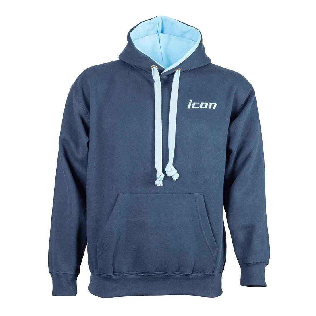 Unisex ICON Embroidered Premium Contrast Hoodie