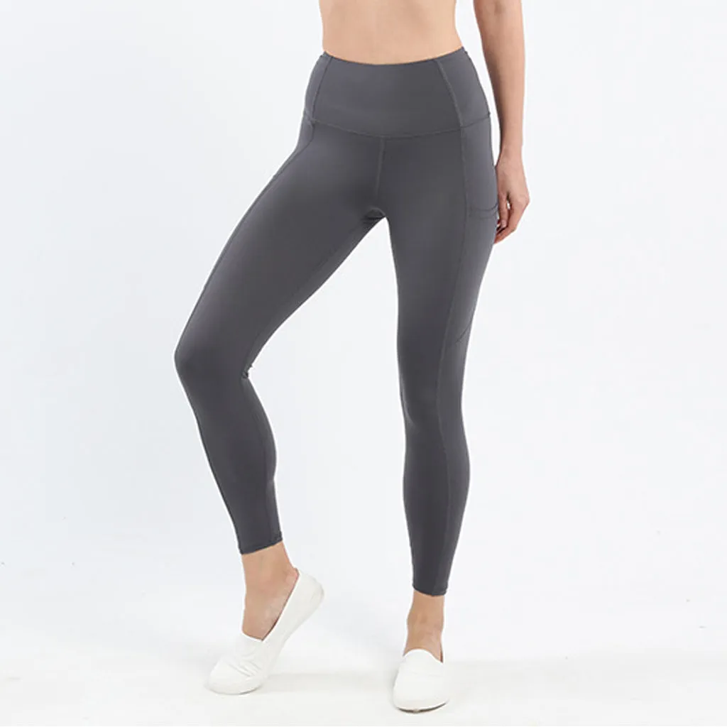 Women's High Waist Yoga Leggings with Pockets  Workout Pants