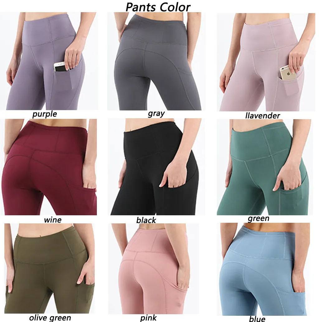 Women's High Waist Yoga Leggings with Pockets  Workout Pants