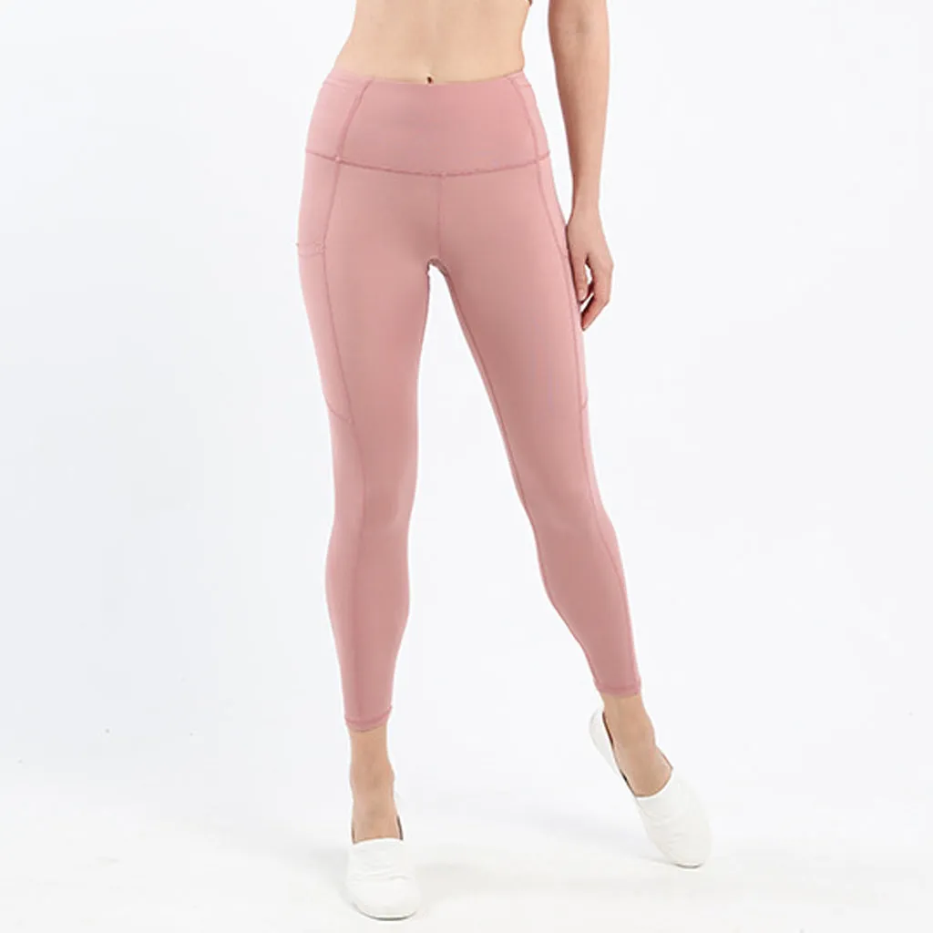 Women's High Waist Yoga Leggings with Pockets  Workout Pants