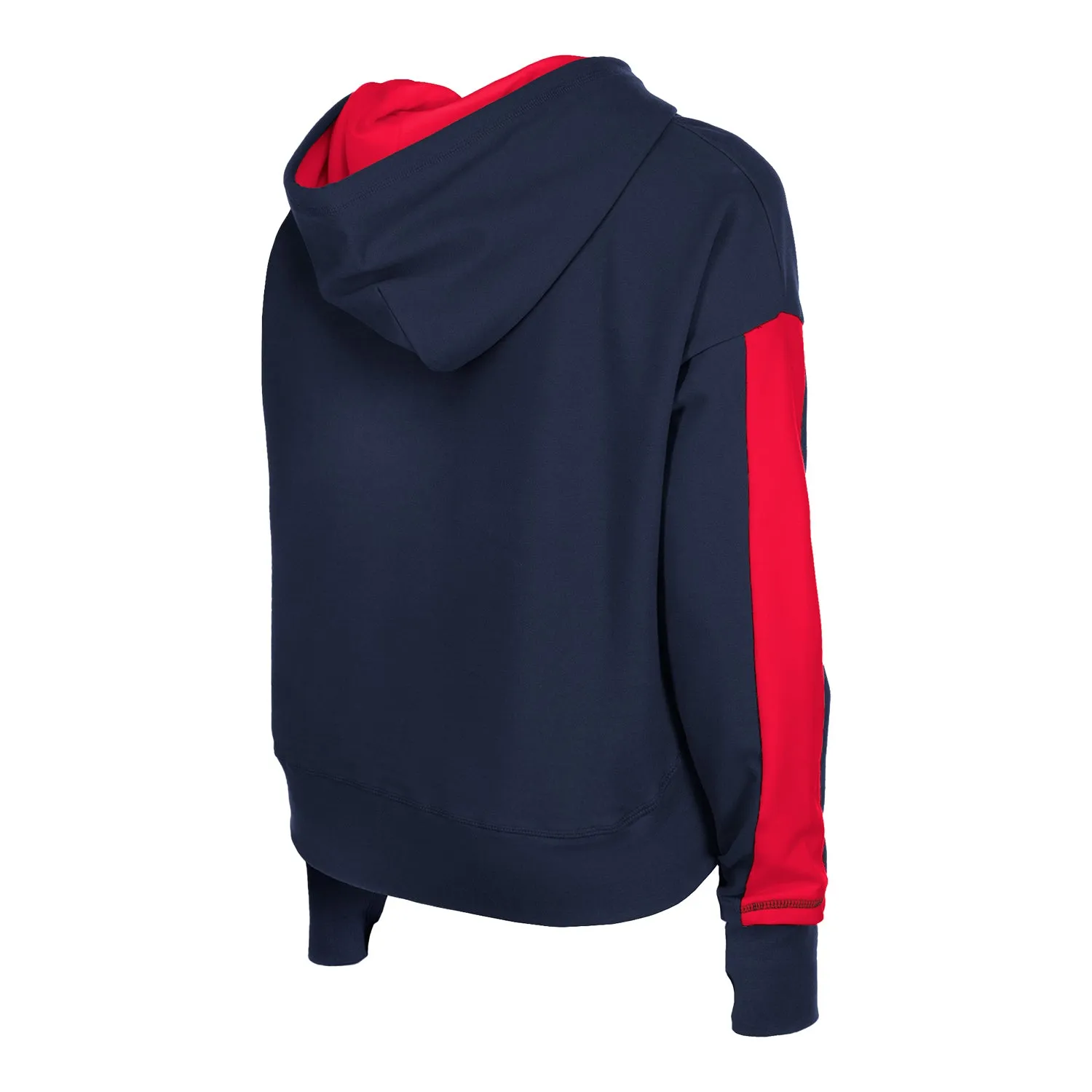 Women's New Era USMNT High-Low Navy Hoodie